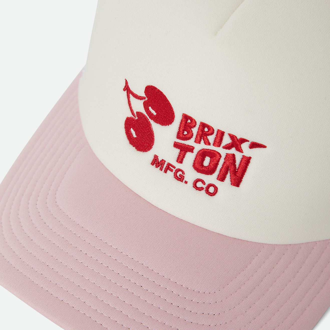 CHERRY C NP MP TRUCKER - OFF WHITE/PINK