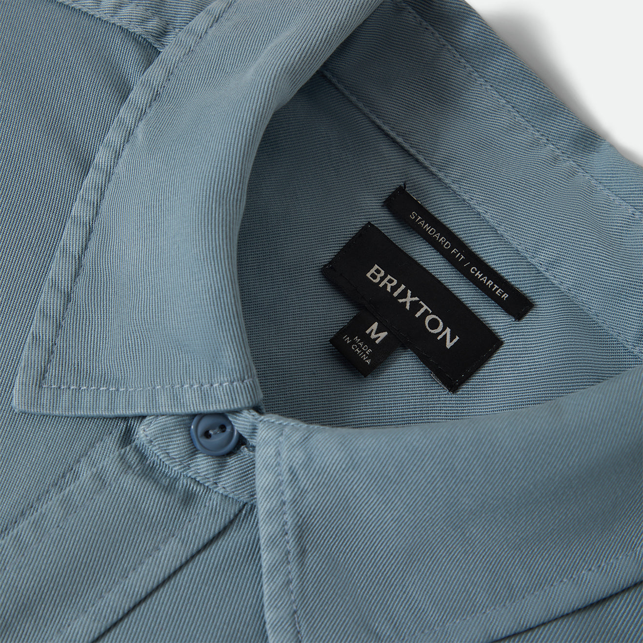 COOL COMFORT WAYNE L/S WVN - DUSTY BLUE