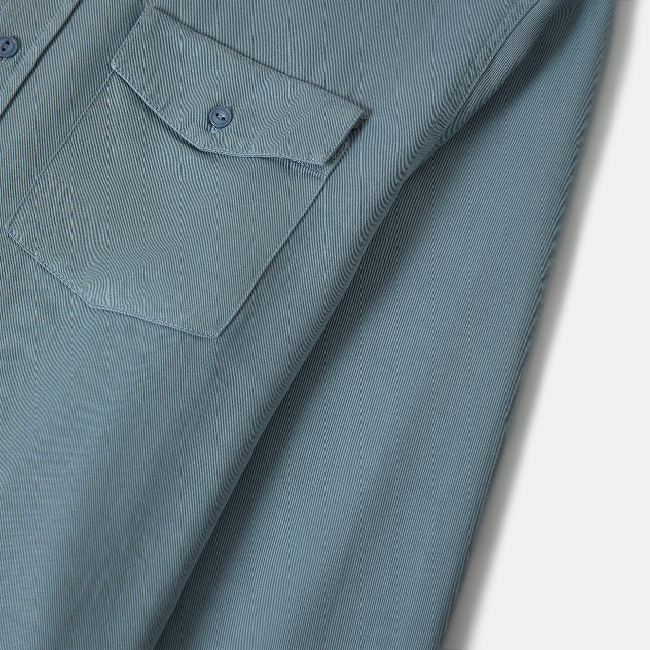 COOL COMFORT WAYNE L/S WVN - DUSTY BLUE