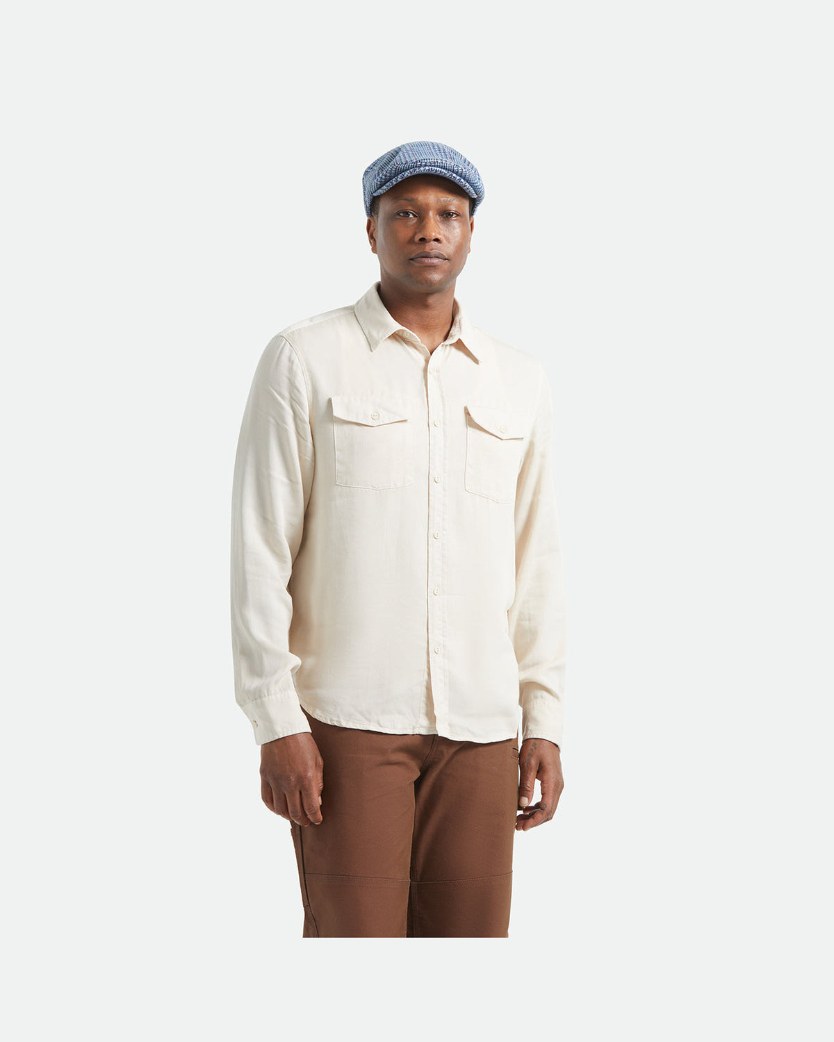 COOL COMFORT WAYNE L/S WVN - WHITECAP