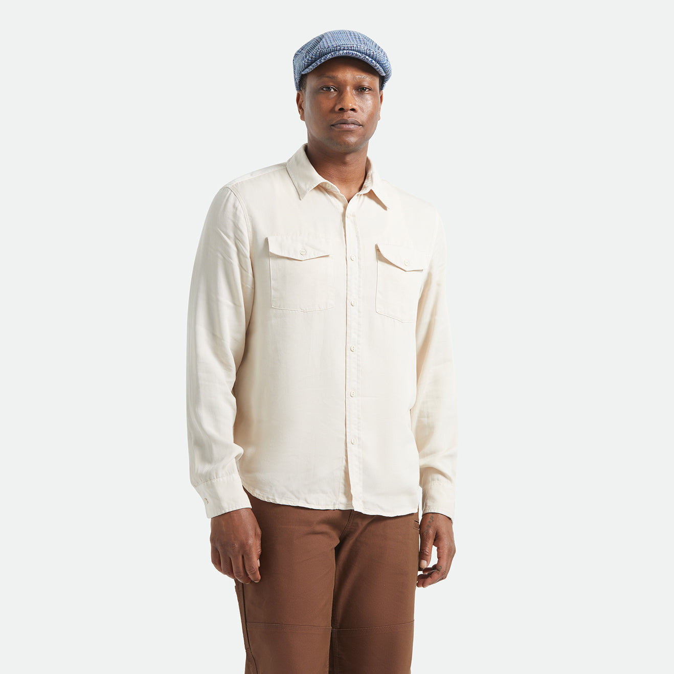 COOL COMFORT WAYNE L/S WVN - WHITECAP