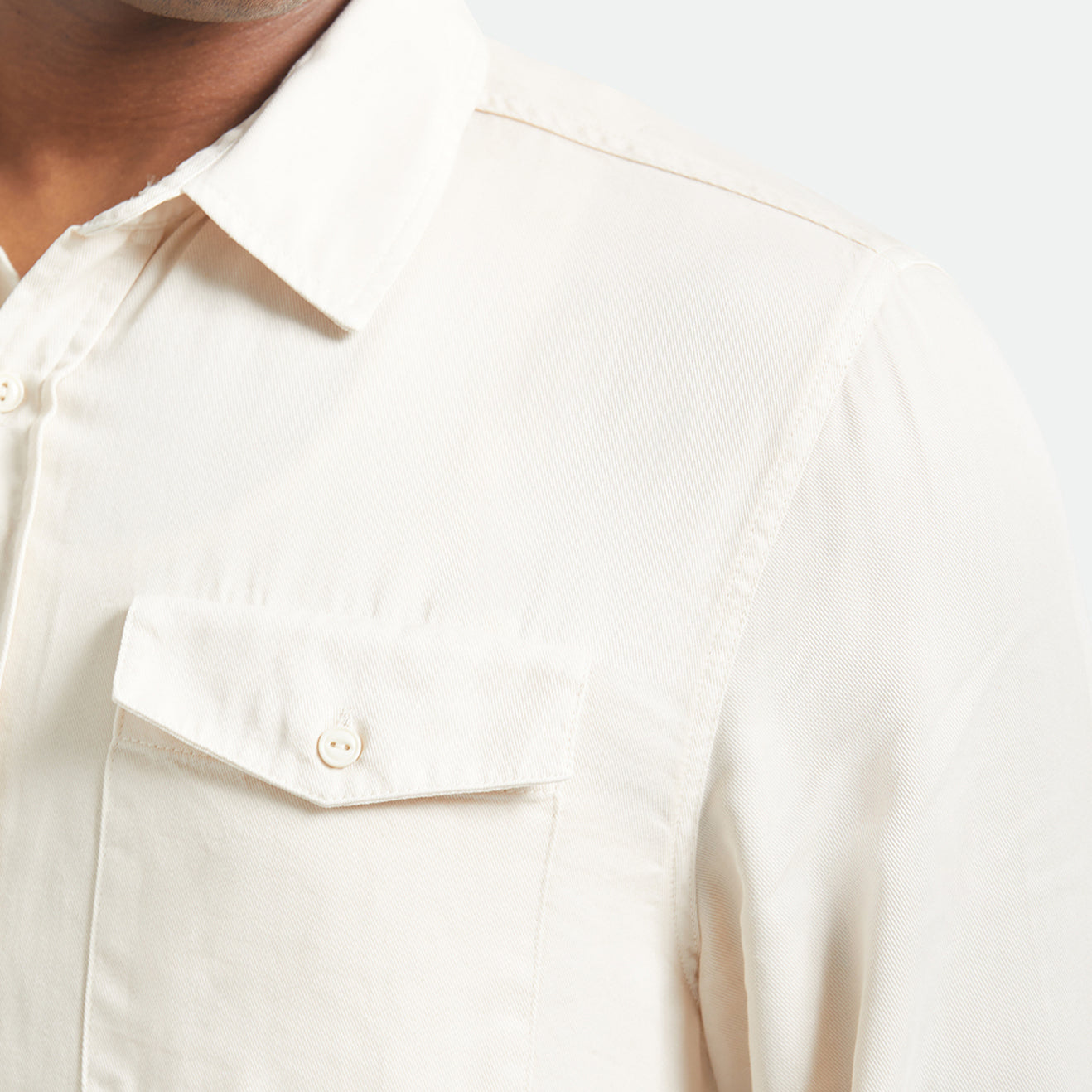 COOL COMFORT WAYNE L/S WVN - WHITECAP