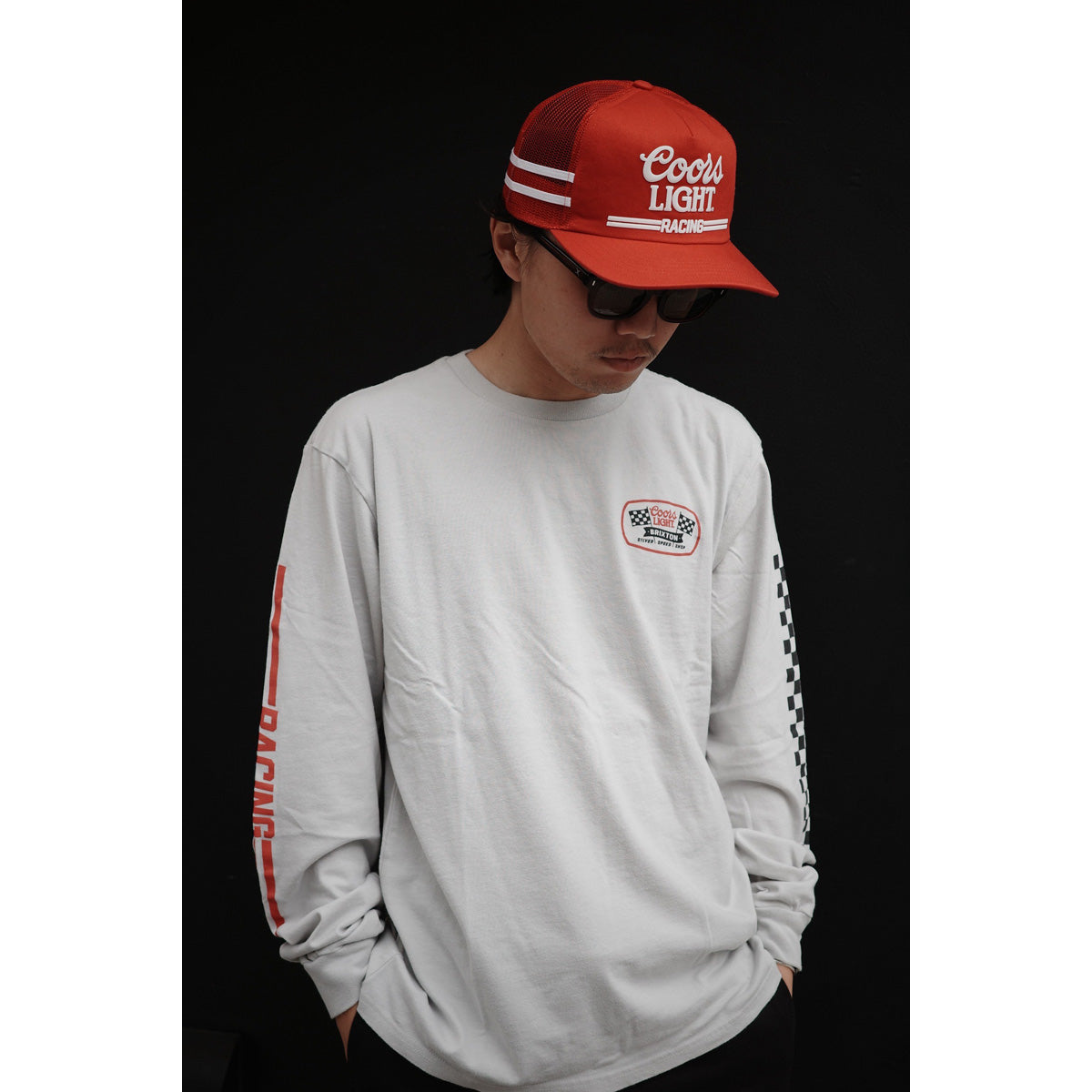 COORS LIGHT PIT STOP L/S STT - SILVER