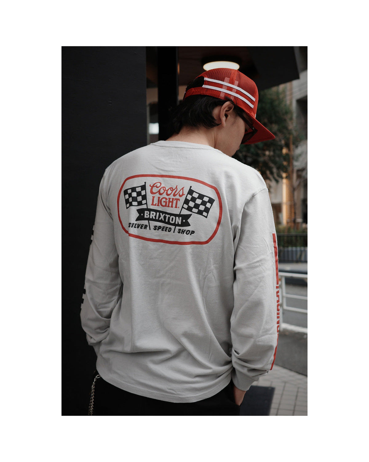 COORS LIGHT PIT STOP L/S STT - SILVER