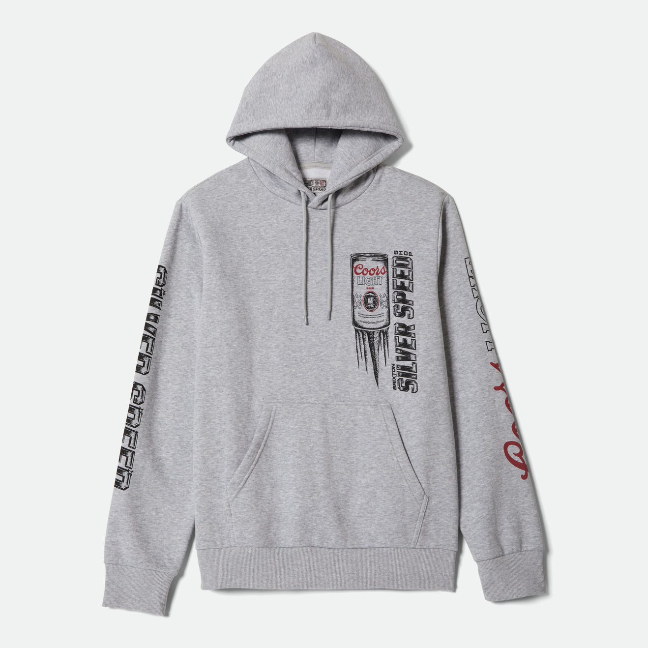 COORS LIGHT SILVER SPEED HOODIE - HEATHER GREY