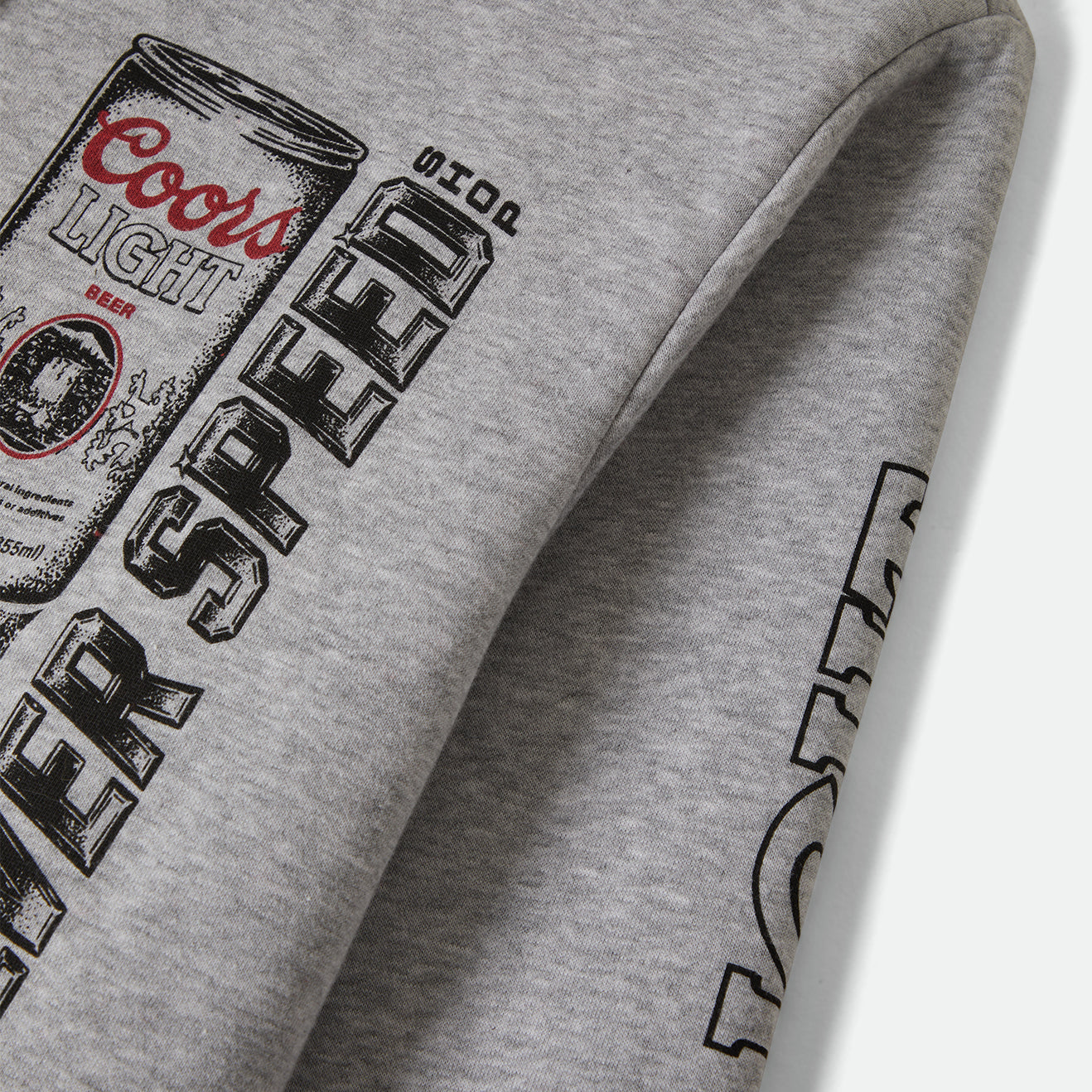 COORS LIGHT SILVER SPEED HOODIE - HEATHER GREY