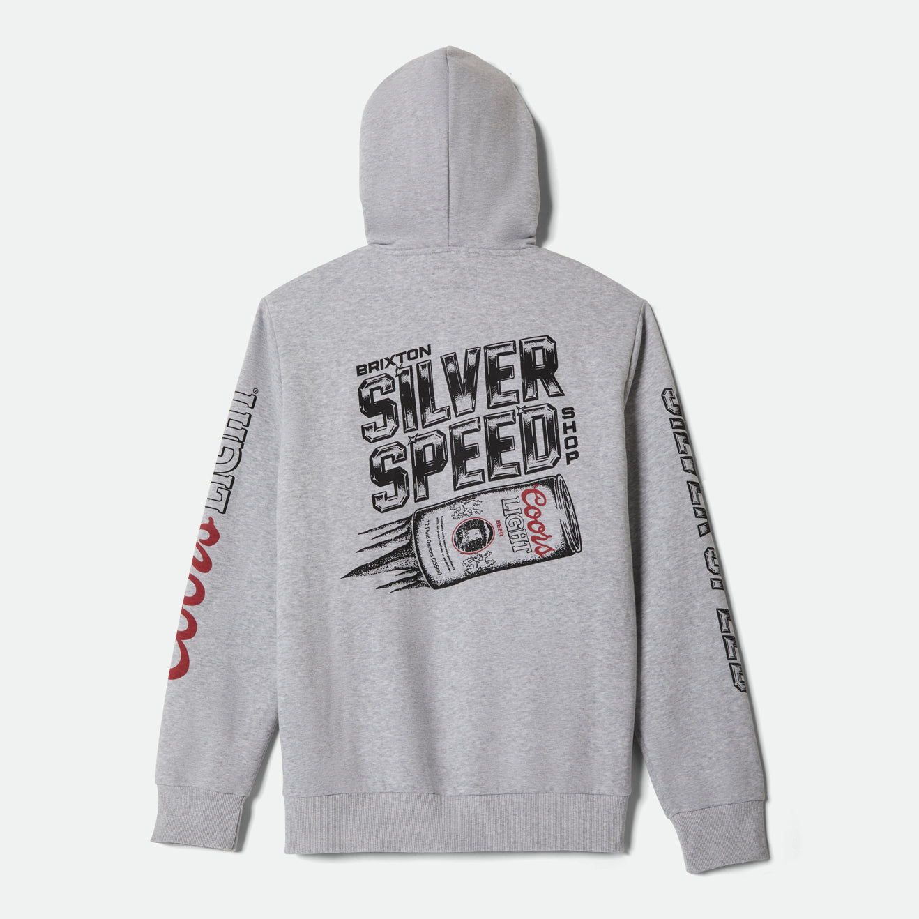 COORS LIGHT SILVER SPEED HOODIE - HEATHER GREY