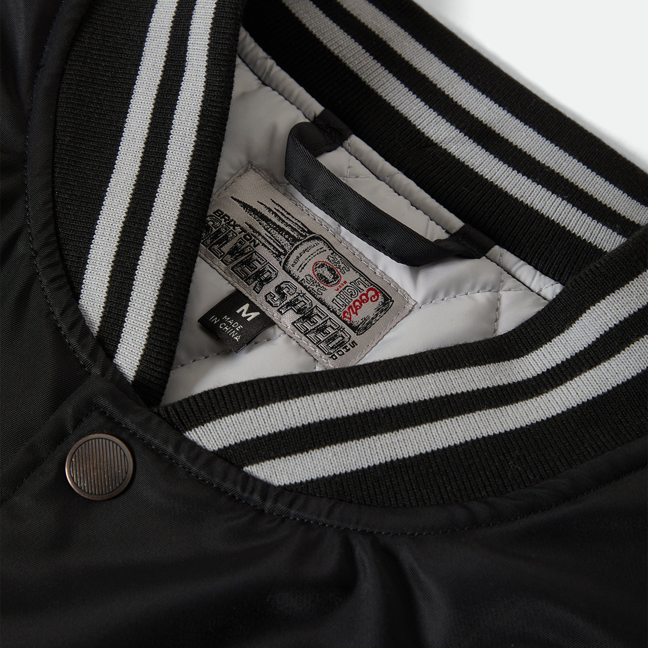 COORS LIGHT SILVER SPEED SHOP JACKET - BLACK/SILVER
