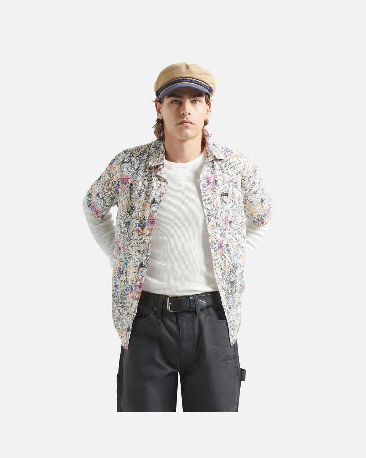 CRU PRINT S/S WVN - GRAFFITI