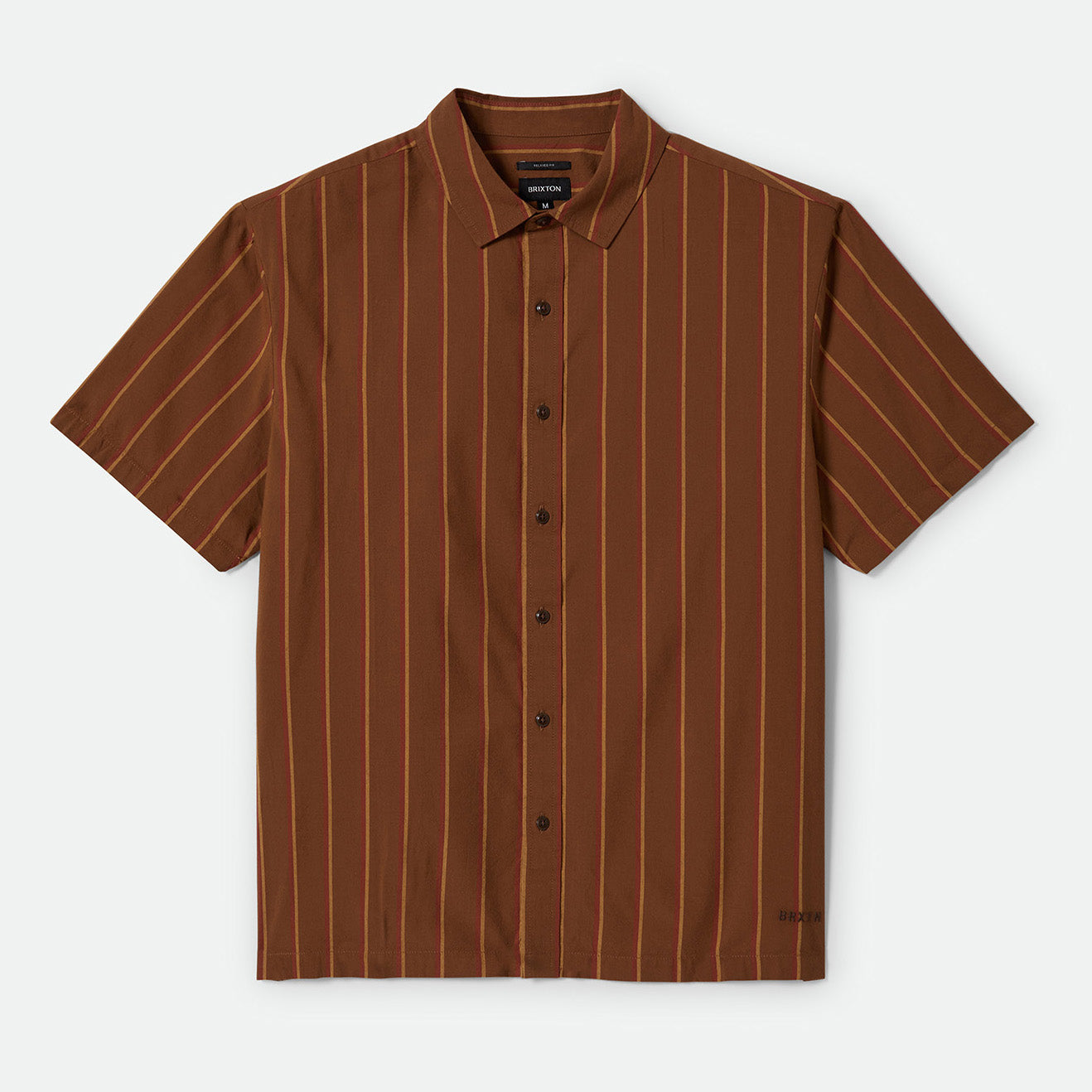 CRU STRIPE S/S WVN - WASHED COPPER/BURNT RED/SUNSET