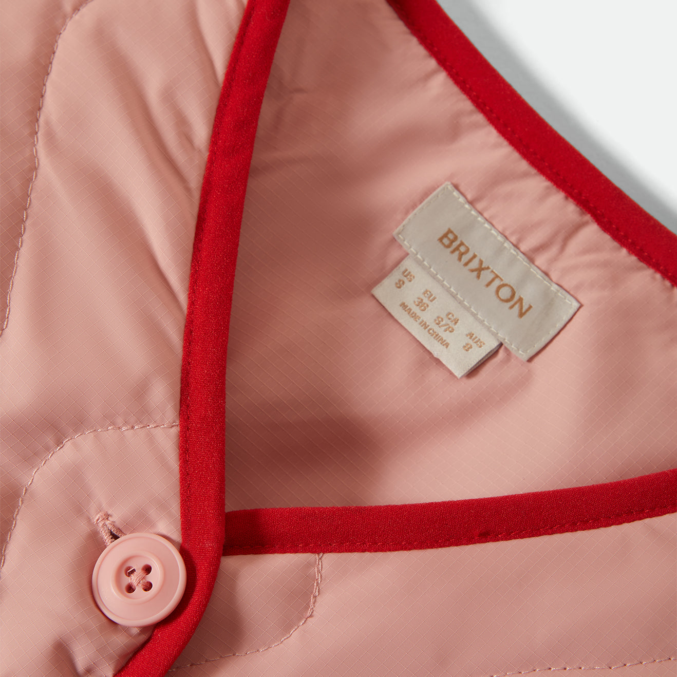 DELILAH QUILTED JACKET - MELLOW ROSE