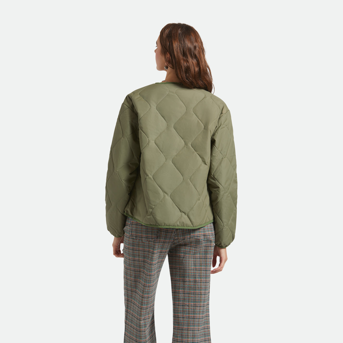 DELILAH QUILTED JACKET - OLIVE SURPLUS