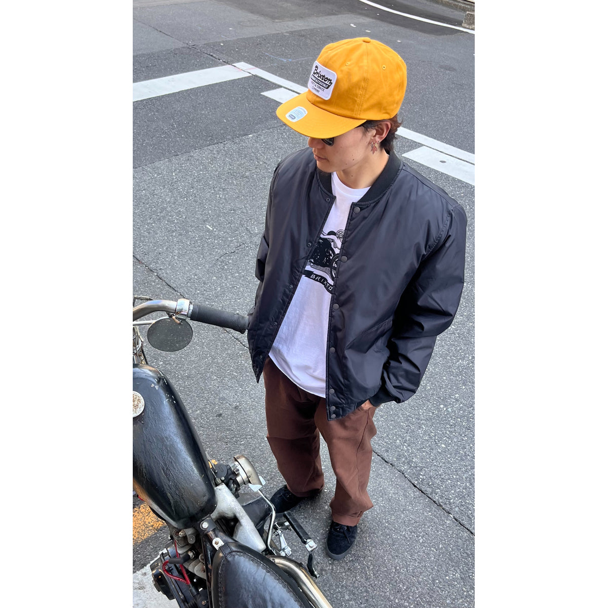 DILLINGER FLIGHT BOMBER JKT-BLACK