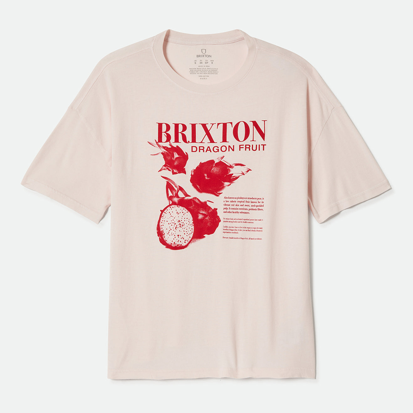 DRAGON FRUIT OVERSIZED BF TEE-PINK SORBET