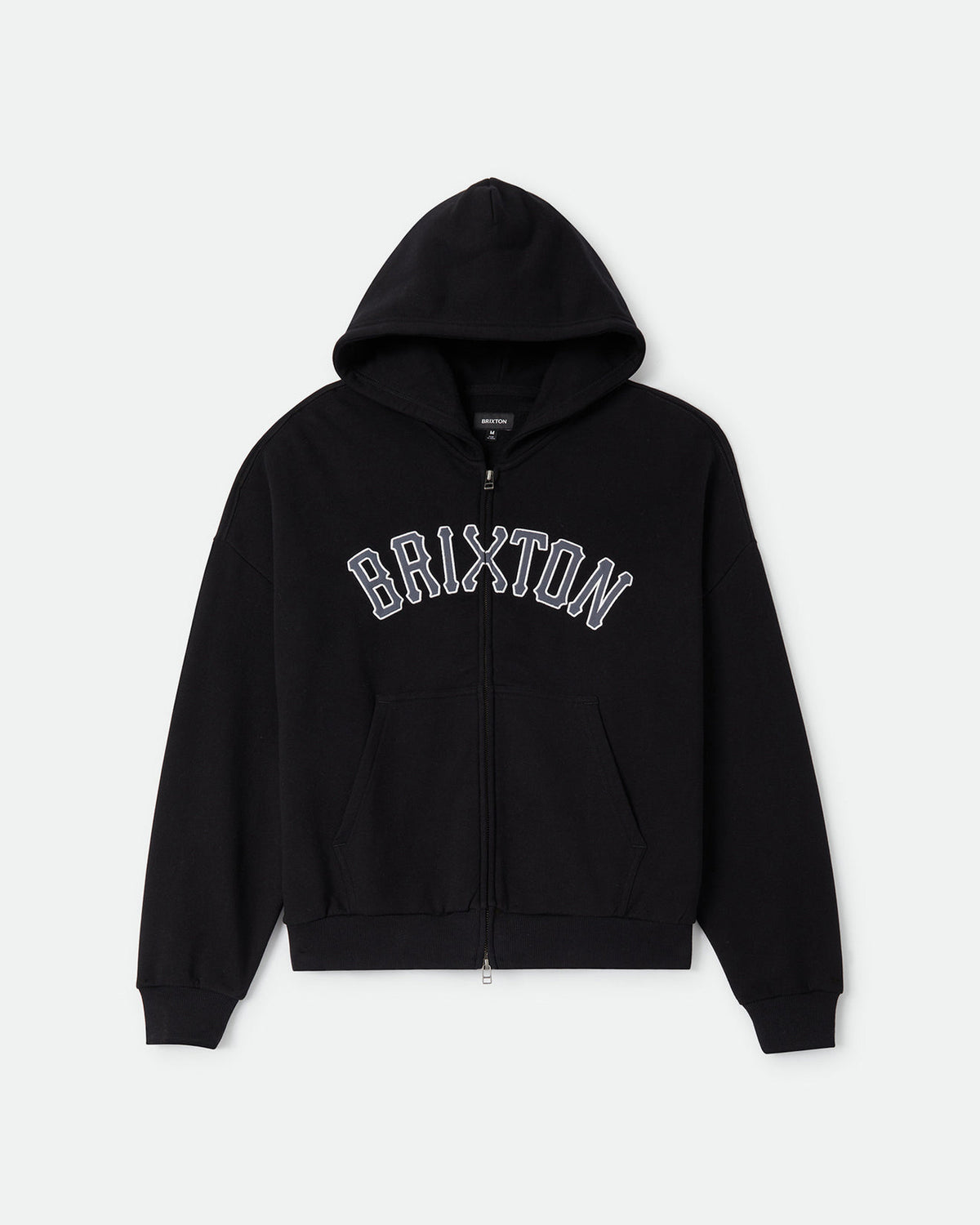 DUGOUT ZIP HOOD FLEECE - BLACK/GREY