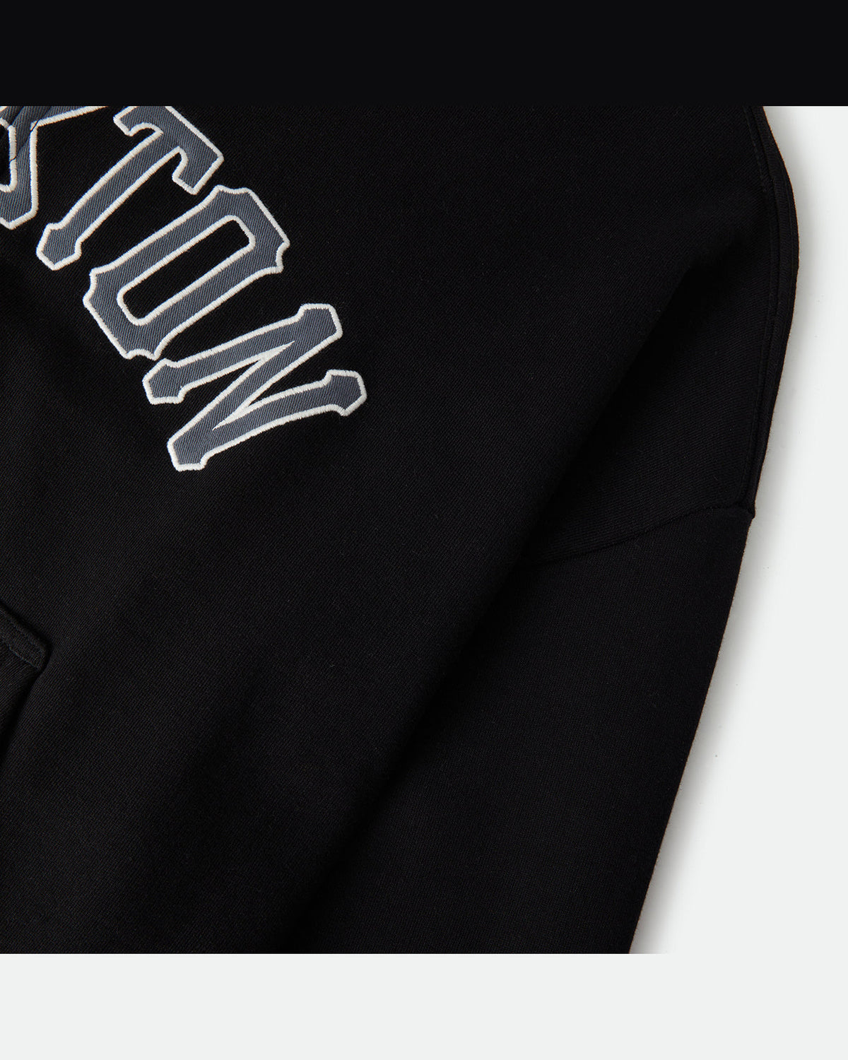 DUGOUT ZIP HOOD FLEECE - BLACK/GREY