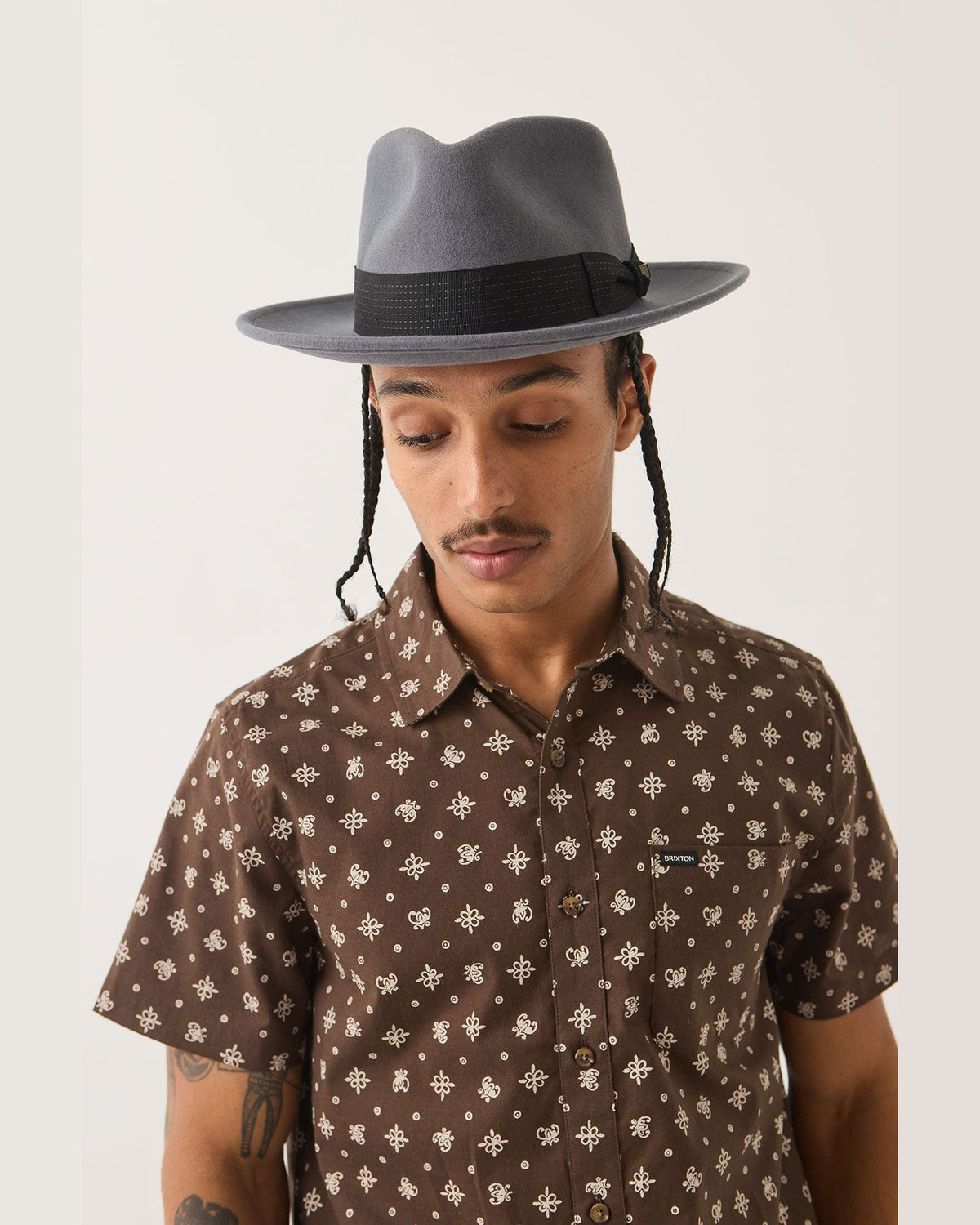 EAMES FEDORA - FUTURE GREY/BLACK