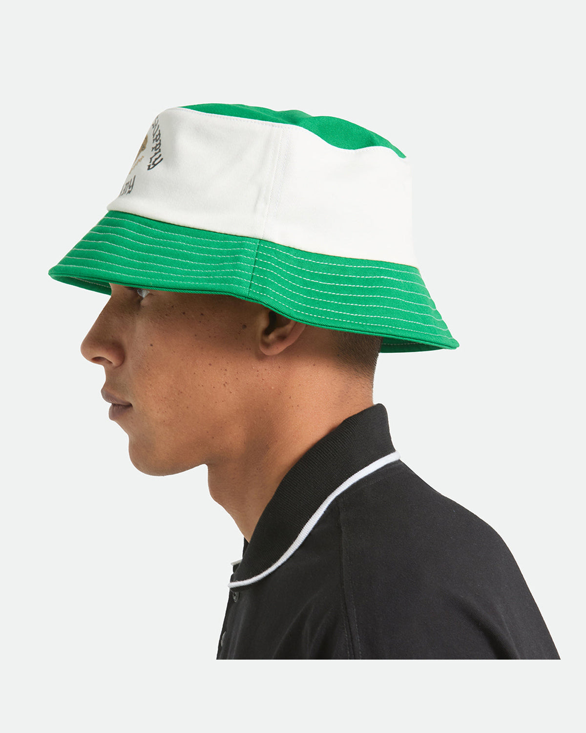 ELDON PACKABLE BUCKET HAT - GREEN/OFF WHITE MORADO