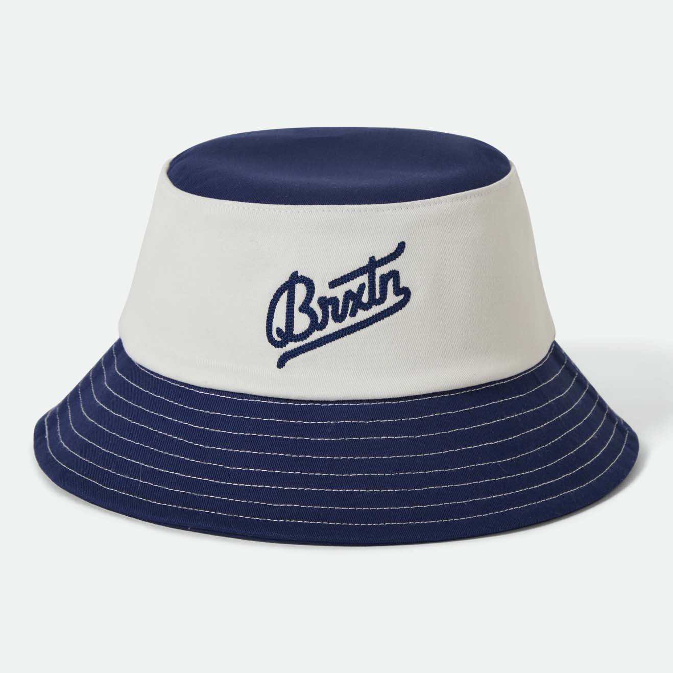 ELDON PACKABLE BUCKET HAT - MIDNIGHT BLUE/OFF WHITE