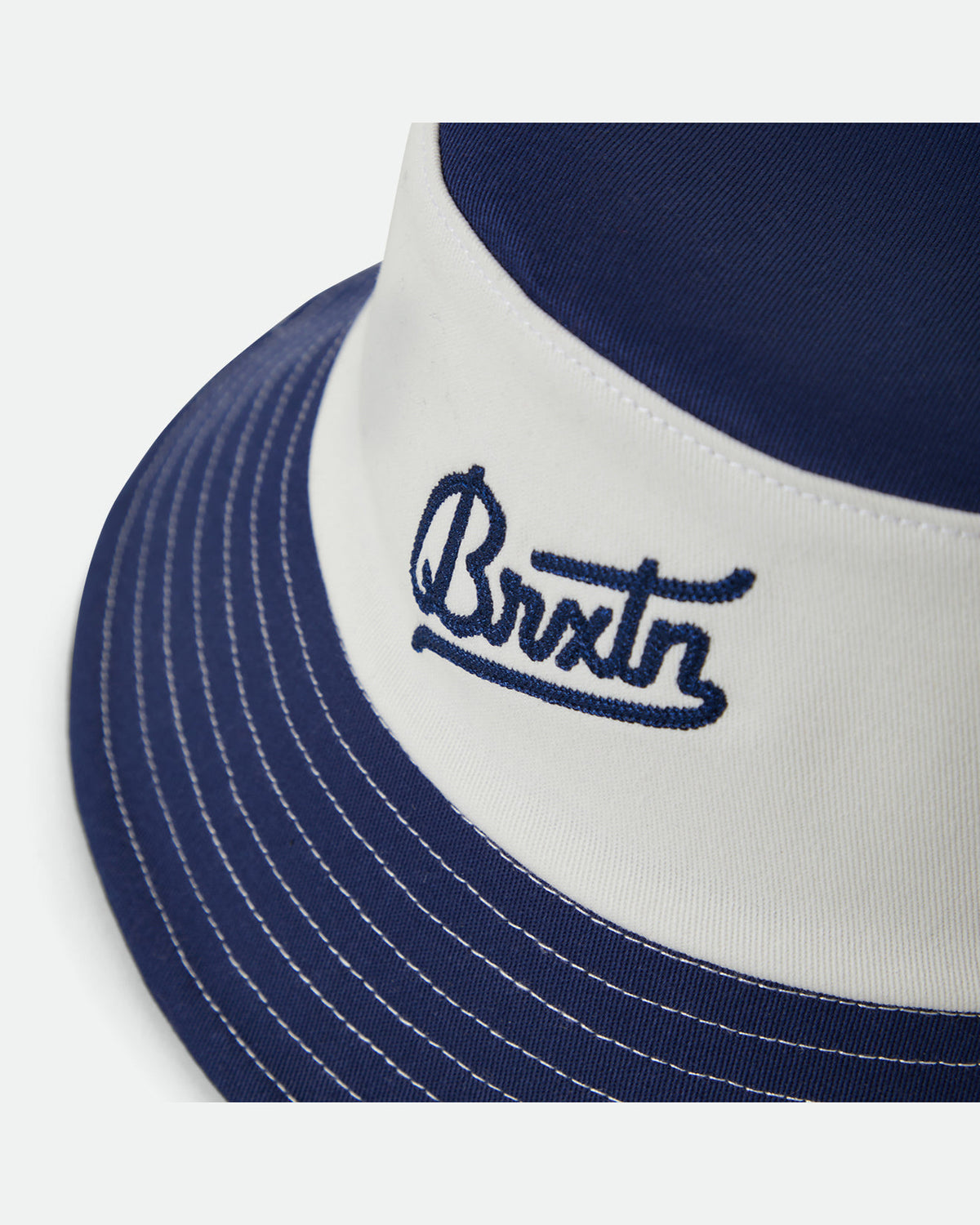 ELDON PACKABLE BUCKET HAT - MIDNIGHT BLUE/OFF WHITE