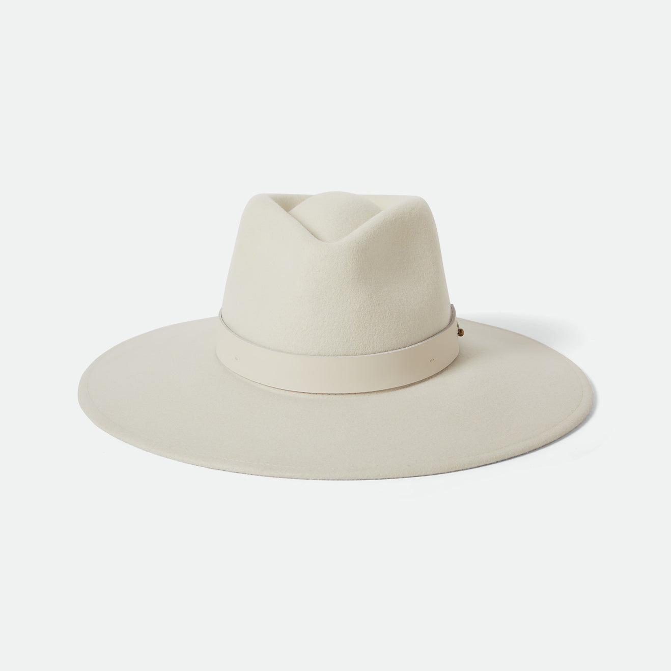 ELEANOR FELT PACKABLE HAT - OFF WHITE