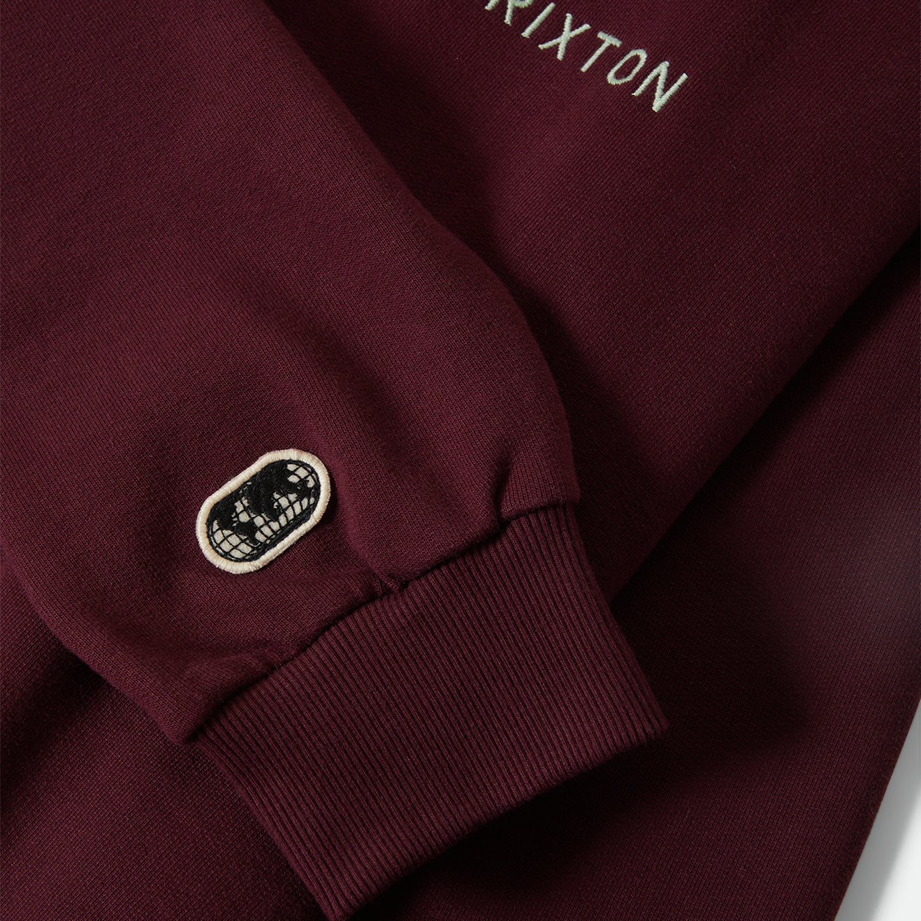 EMBROIDERED HEAVY WEIGHT CREW - PORT