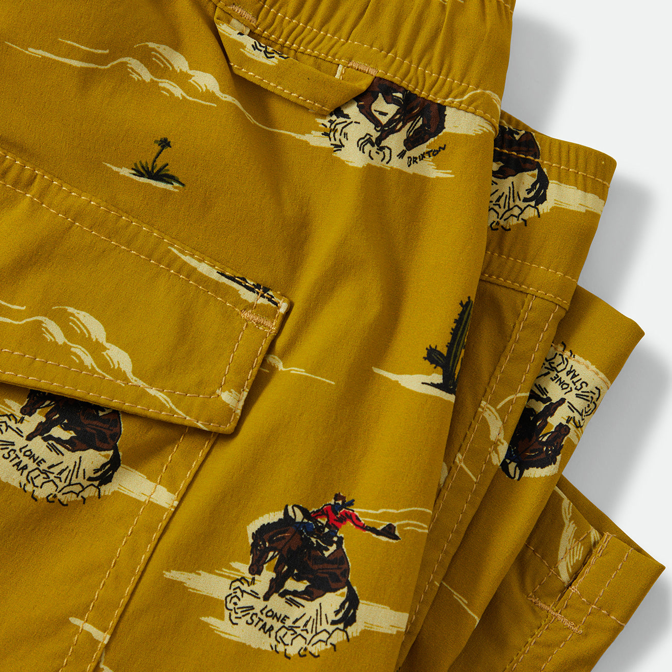 EVERYDAY HYBRID SHORT 7" - TEXAS GOLD LONE STAR