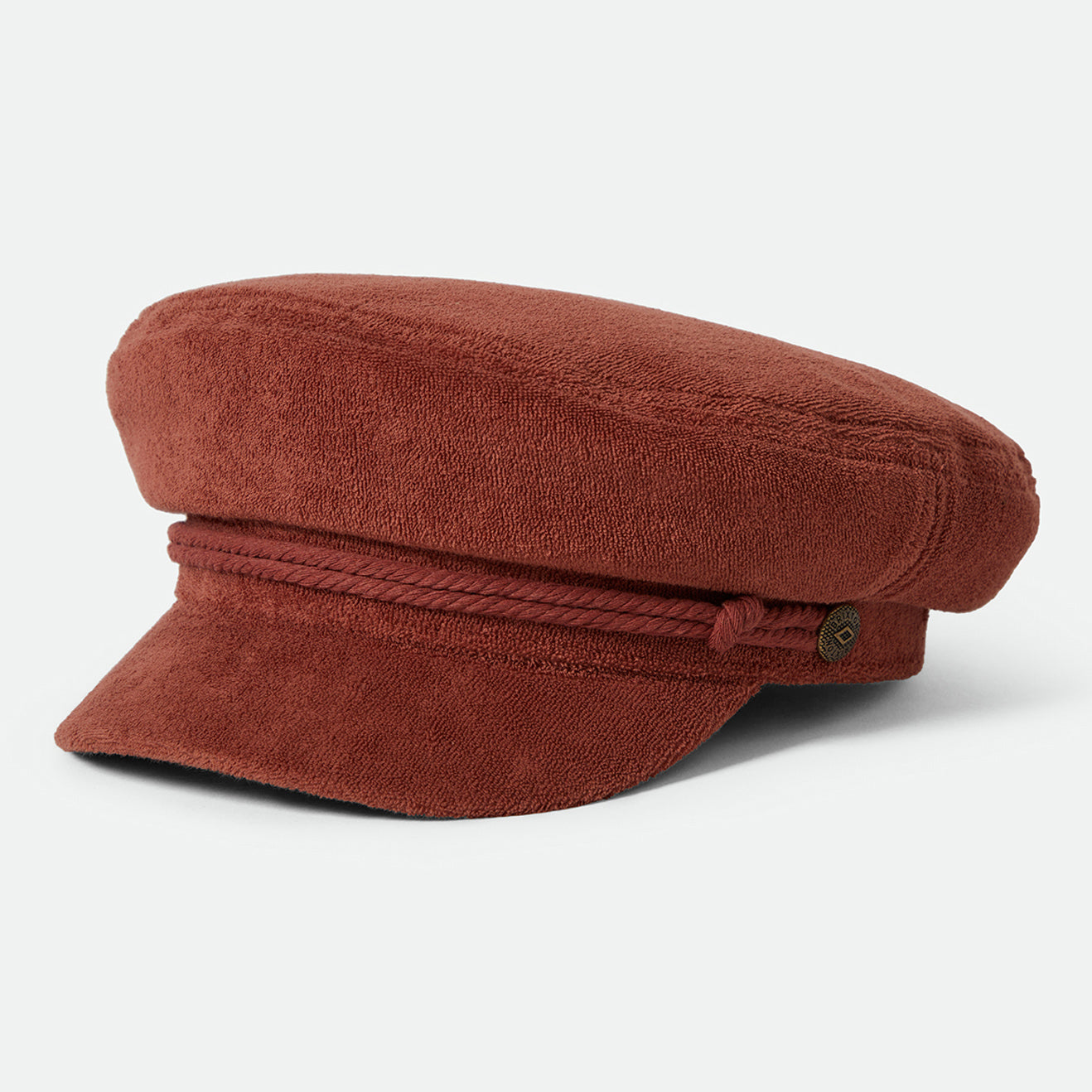 FIDDLER CAP - BURNT BRICK TERRY CLOTH