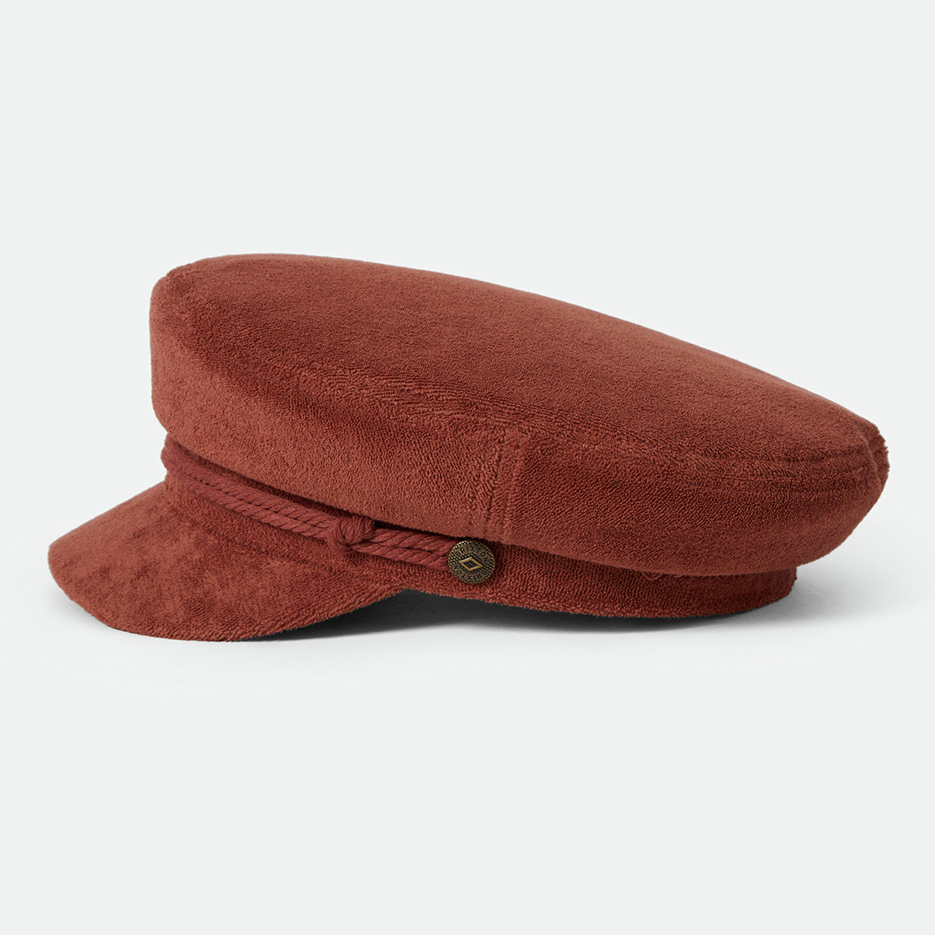 FIDDLER CAP - BURNT BRICK TERRY CLOTH