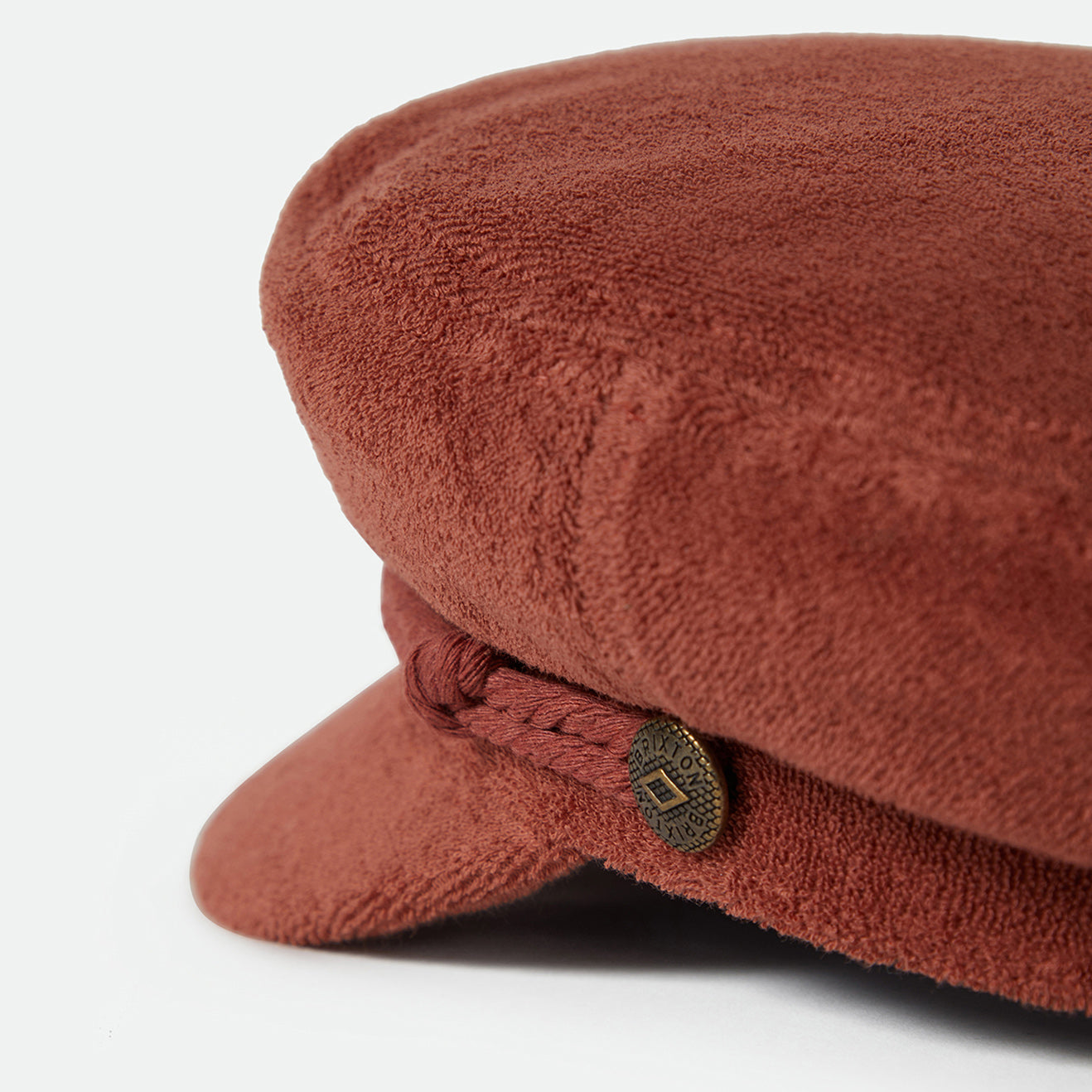 FIDDLER CAP - BURNT BRICK TERRY CLOTH