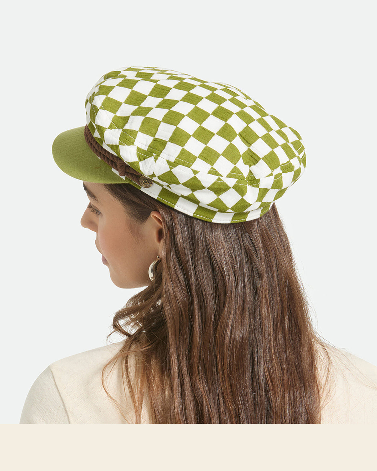 FIDDLER CAP - SUBLIME GREEN CHECKER BOARD