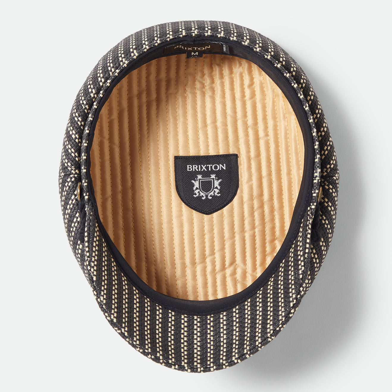 FIDDLER LW CAP - BLACK/NATURAL STRAW