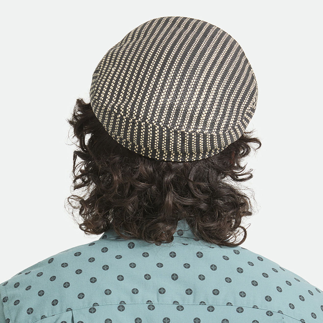 FIDDLER LW CAP - BLACK/NATURAL STRAW