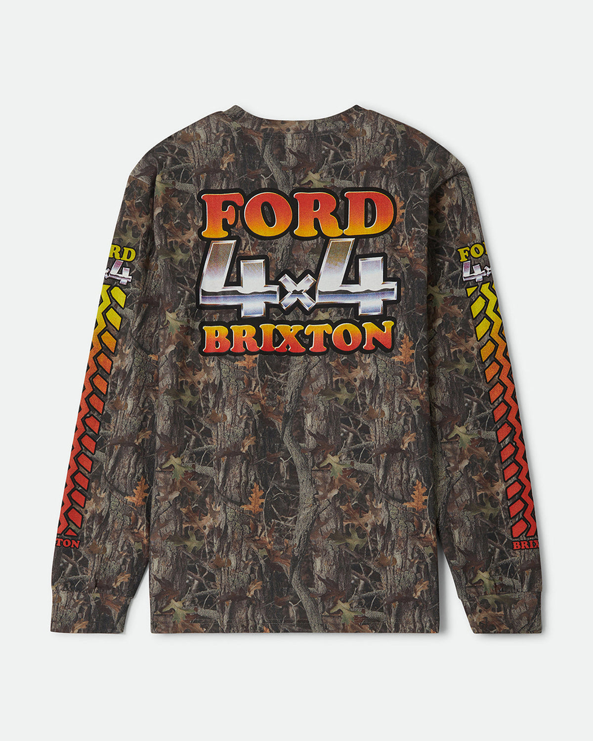FORD 4X4 CHROME L/S TEE - BOXWOOD GREEN