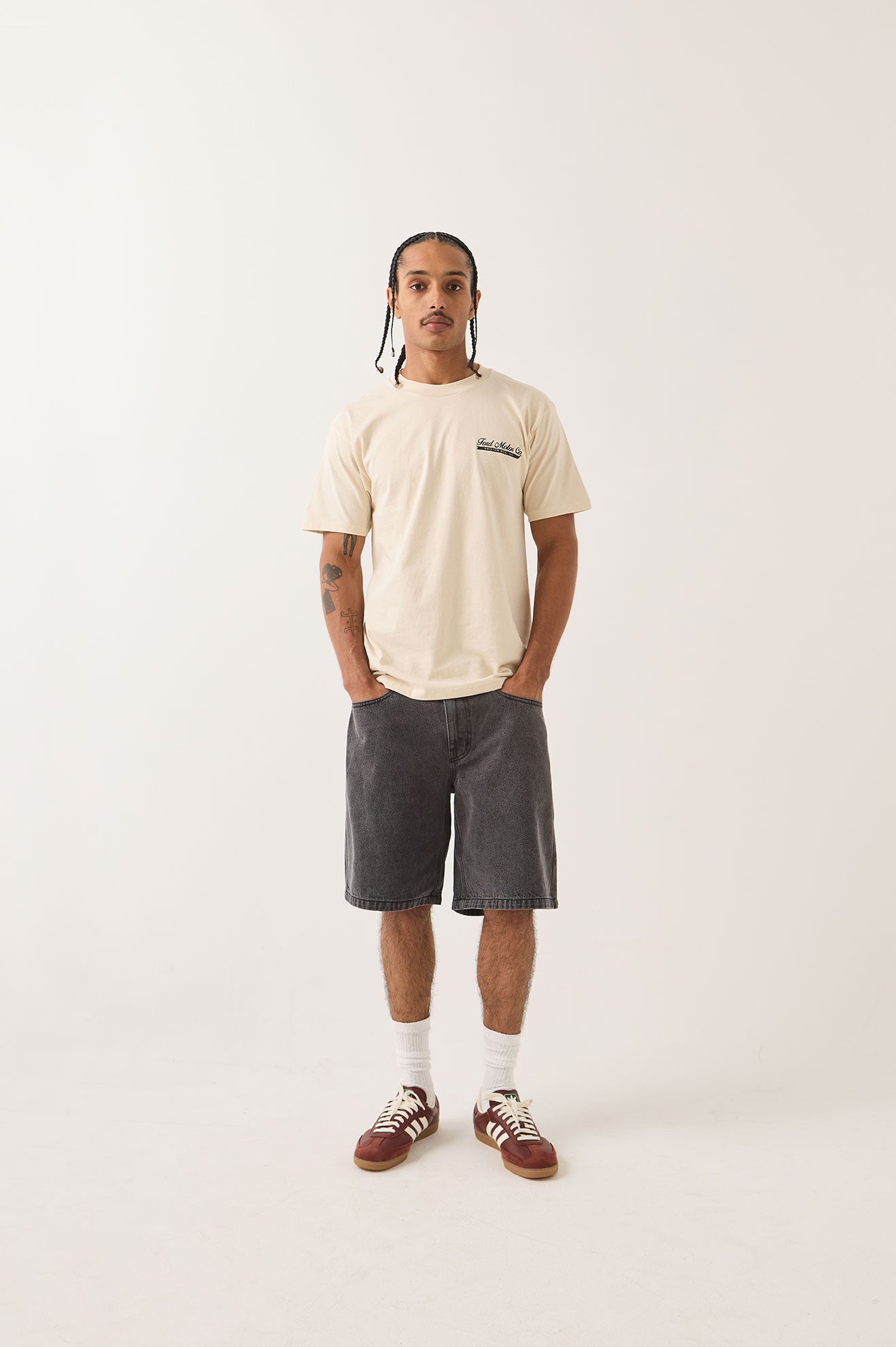 FORD 71 PICKUP S/S TEE - WIMBLEDON WHITE