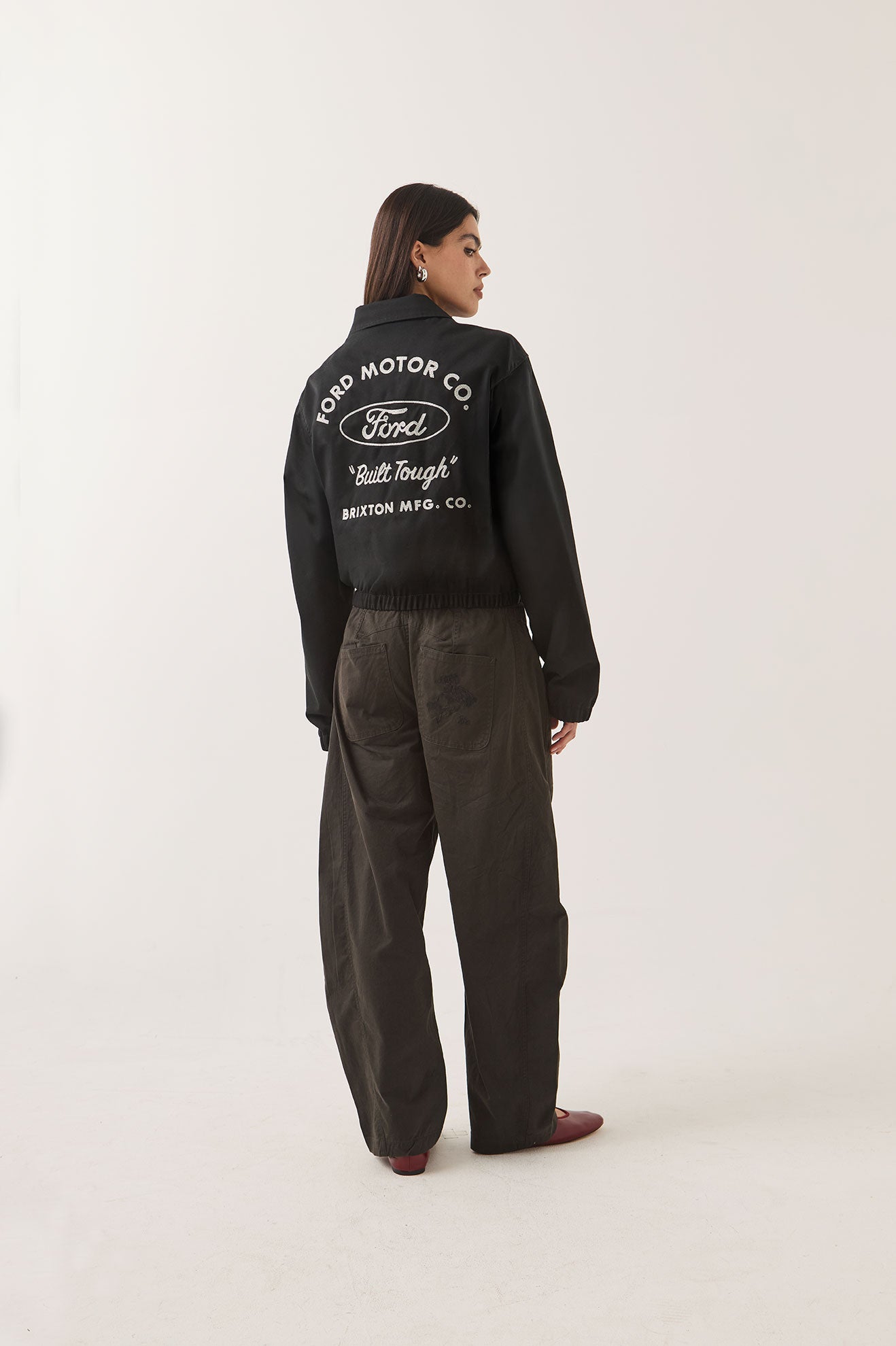 FORD BUILT TOUGH HARRINGTON JAKET - BURNT RUBBER