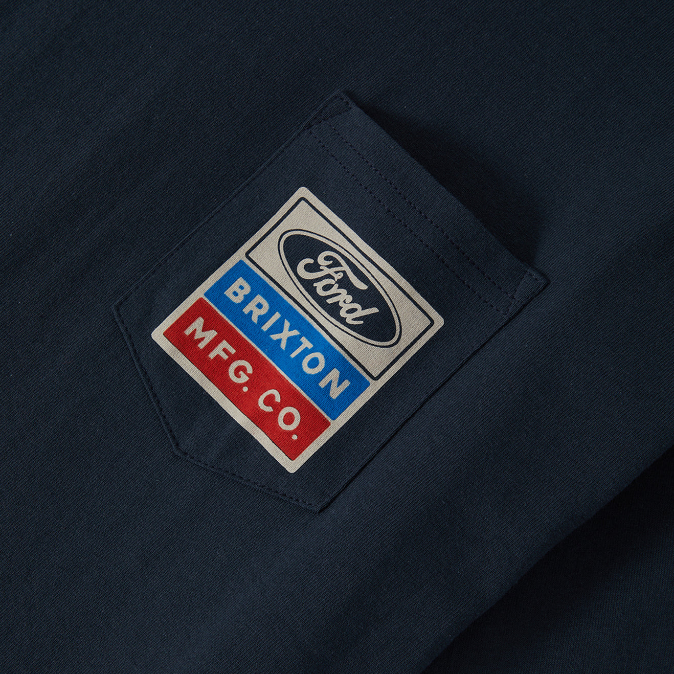 FORD SERVICE DEPT POCKET TEE - AMERICAN NAVY