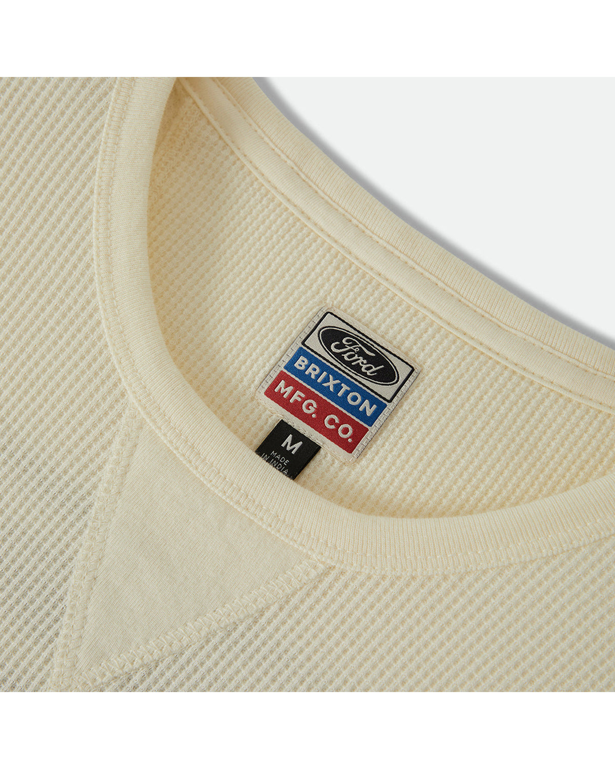 FORD SERVICE DEPT WAFFLE L/S - WIMBLEDON WHITE