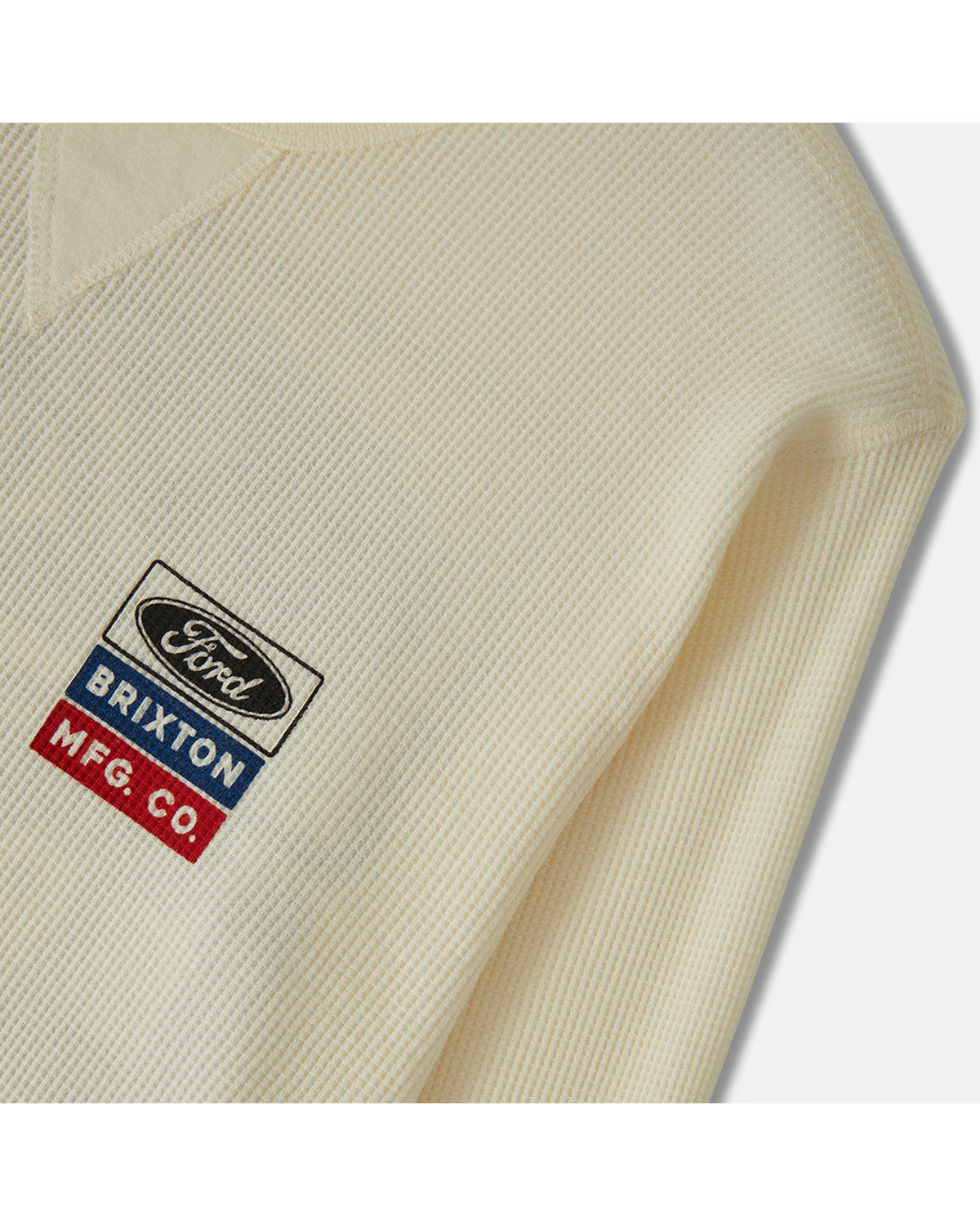 FORD SERVICE DEPT WAFFLE L/S - WIMBLEDON WHITE