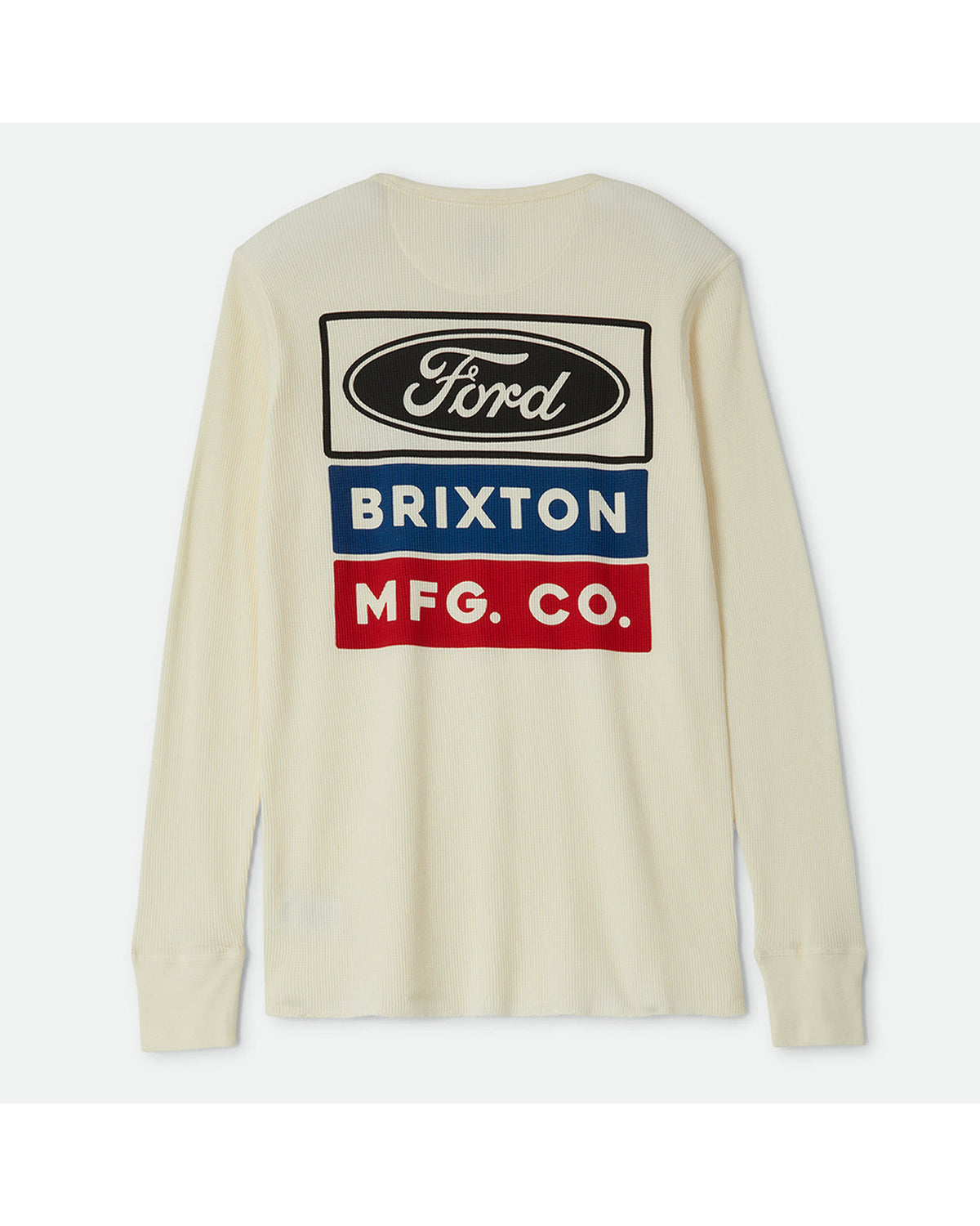 FORD SERVICE DEPT WAFFLE L/S - WIMBLEDON WHITE