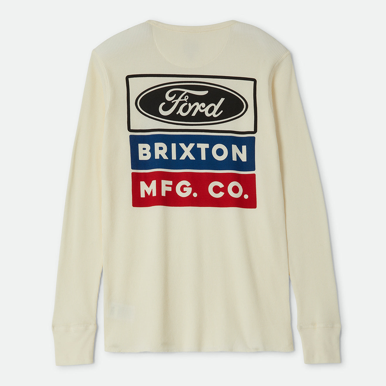 FORD SERVICE DEPT WAFFLE L/S - WIMBLEDON WHITE