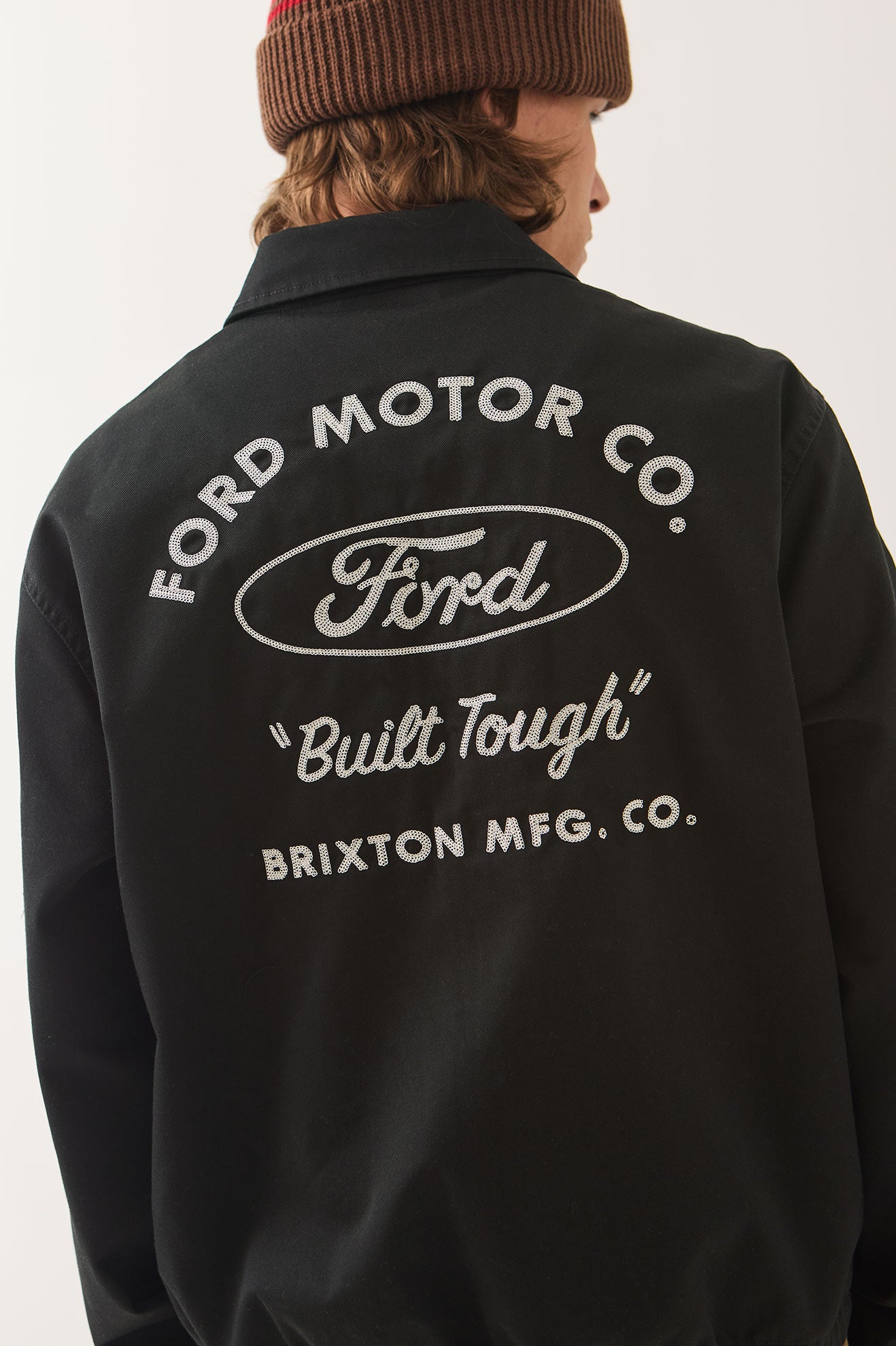 FORD BUILT TOUGH HARRINGTON JAKET - BURNT RUBBER