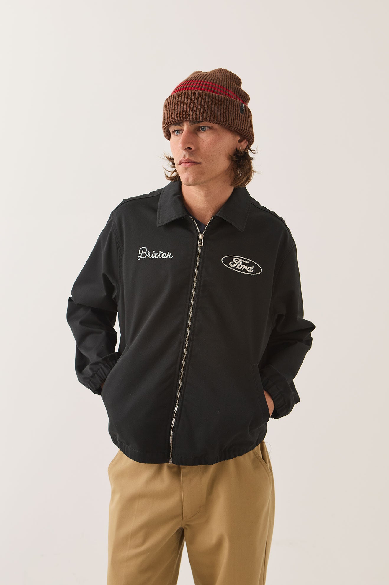 FORD BUILT TOUGH HARRINGTON JAKET - BURNT RUBBER