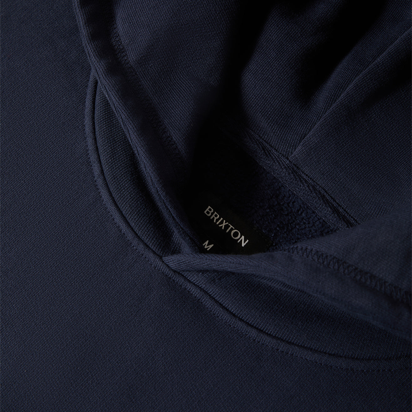 EMBROIDERED HEAVY WEIGHT HOOD - MOOD INDIGO