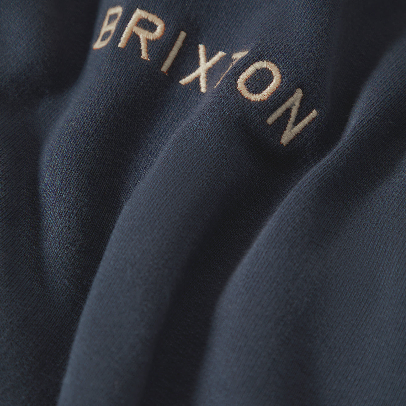 EMBROIDERED HEAVY WEIGHT HOOD - MOOD INDIGO