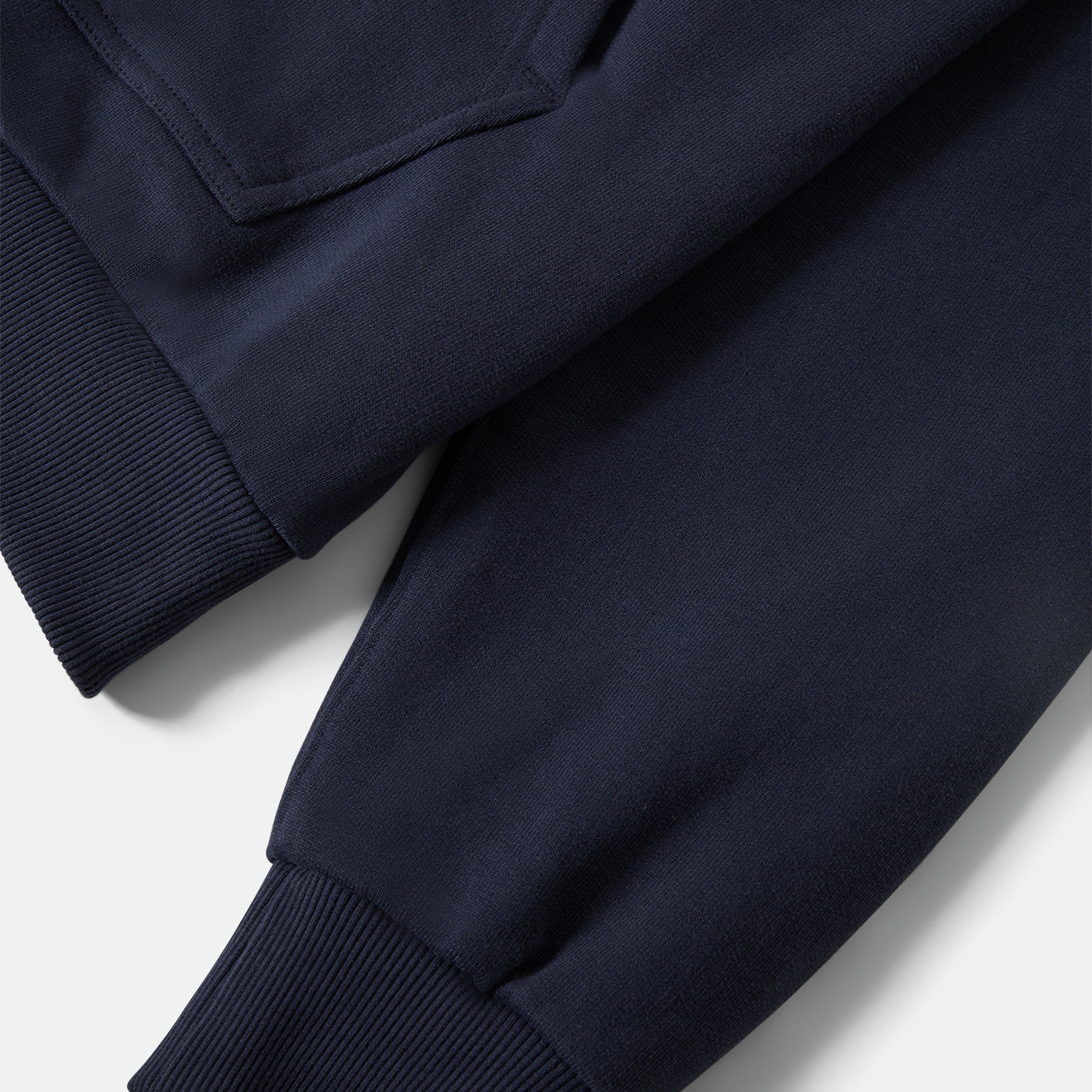 EMBROIDERED HEAVY WEIGHT HOOD - MOOD INDIGO