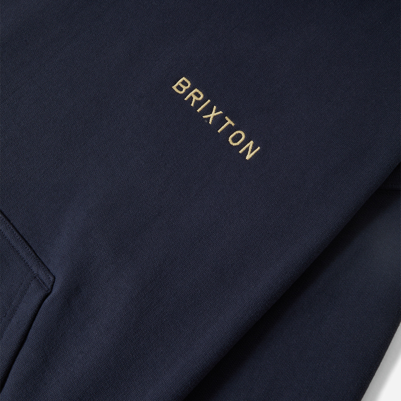 EMBROIDERED HEAVY WEIGHT HOOD - MOOD INDIGO
