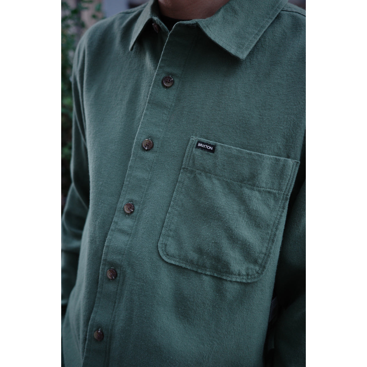 HASTING LW FLANNEL - WILD GREEN
