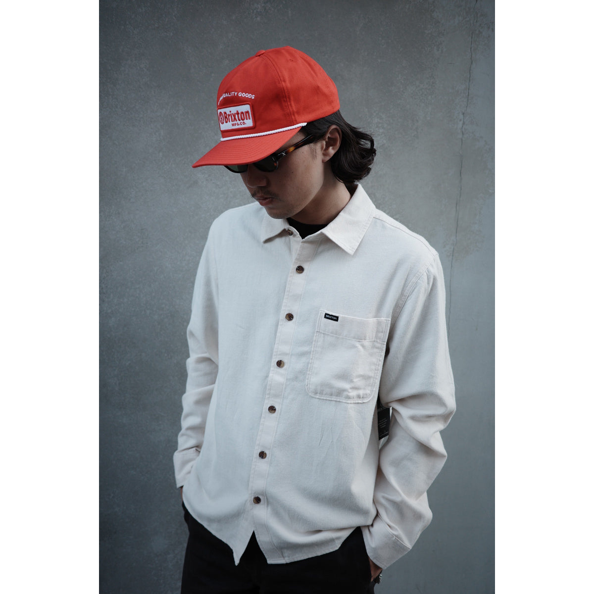 HASTING LW FLANNEL - WHITECAP