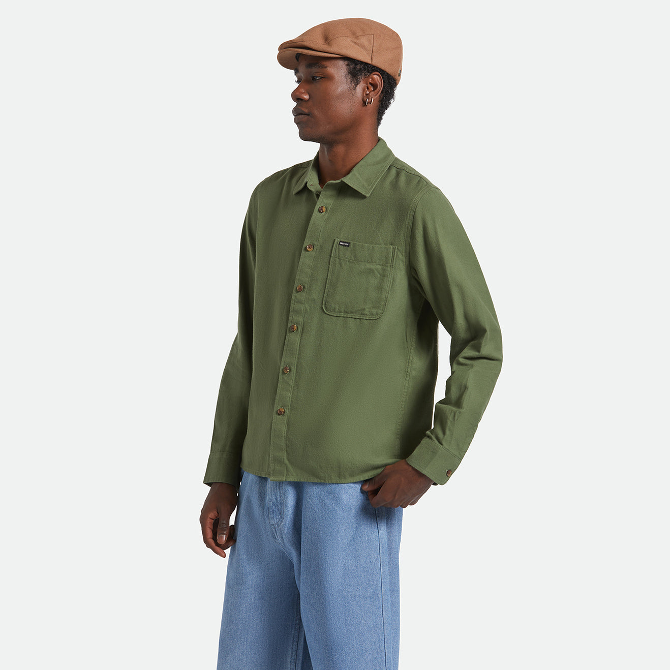 HASTING LW FLANNEL - WILD GREEN